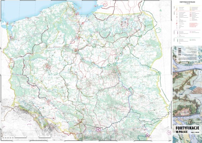 Mapa Fortyfikacje w Polsce, front