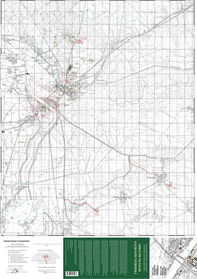 Mapa Twierdzy Kostrzyn, tył